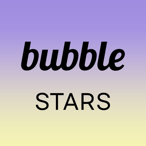 bubble with stars