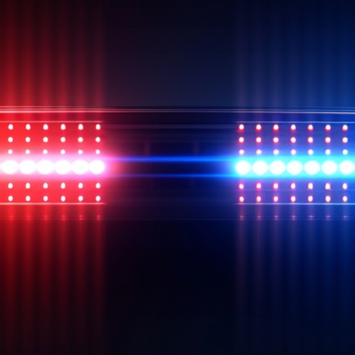 police lights: led strobe