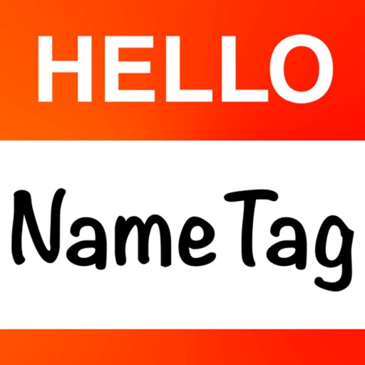 hello name tag