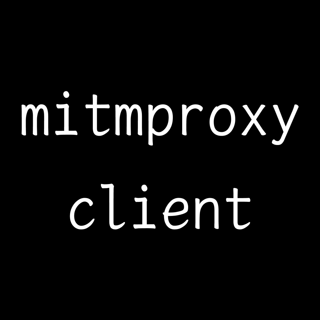 mitmproxy client by txthinking