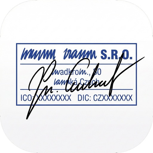 stempel & unterschrift