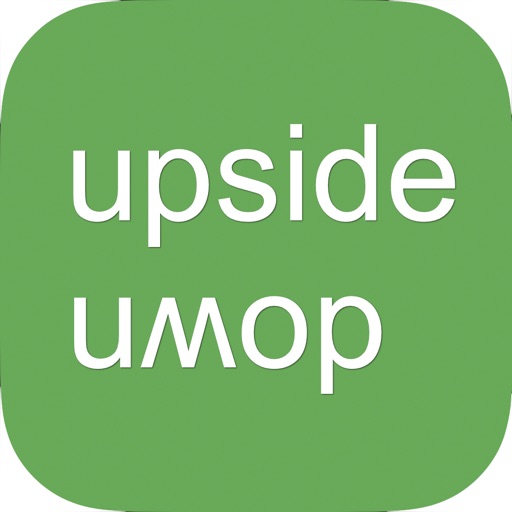 upside down text
