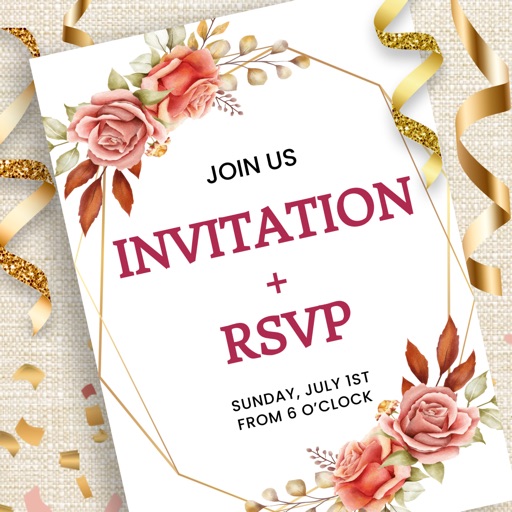 invitation card maker, rsvp