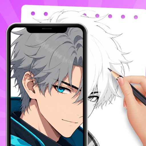 draw anime: ar drawing sketch