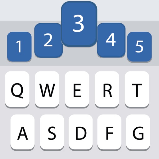 number row keyboard