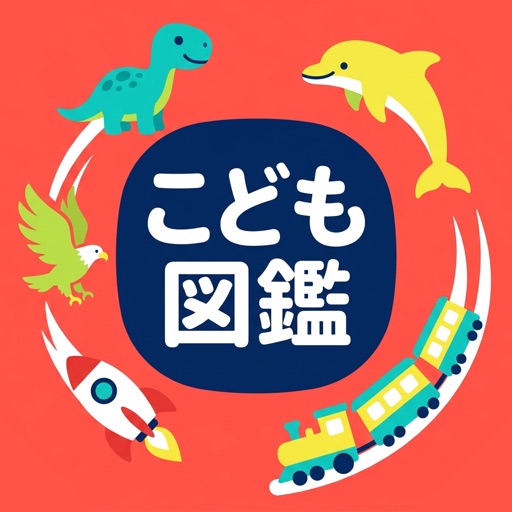 こどもずかん:幼児の知育ゲーム、動物・のりもの・ことば図鑑