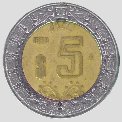5 pesos mexicanos