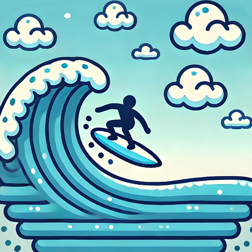 模拟冲浪