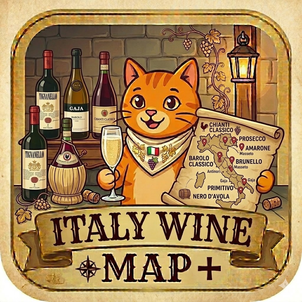 Italy Wine Map+