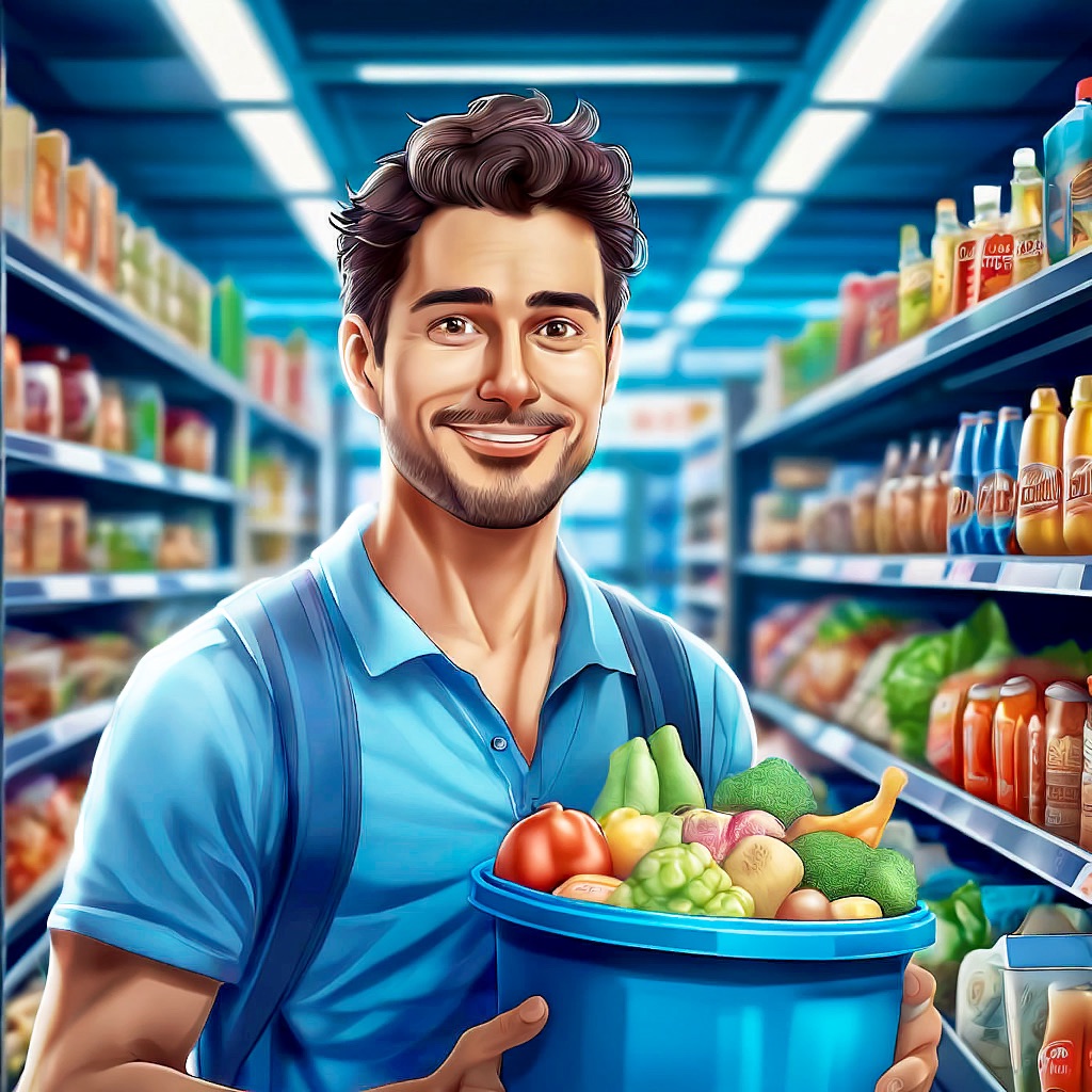 Supermarkt-Laden-Spiel