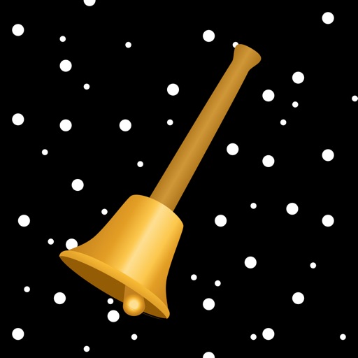 goldene weihnachtsglocke