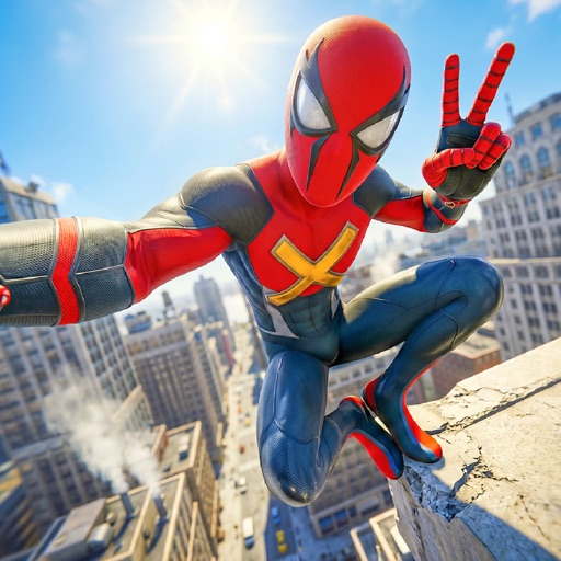 amazing rope hero spider games