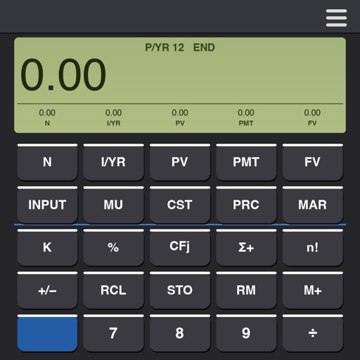 ten bii pro finance calculator
