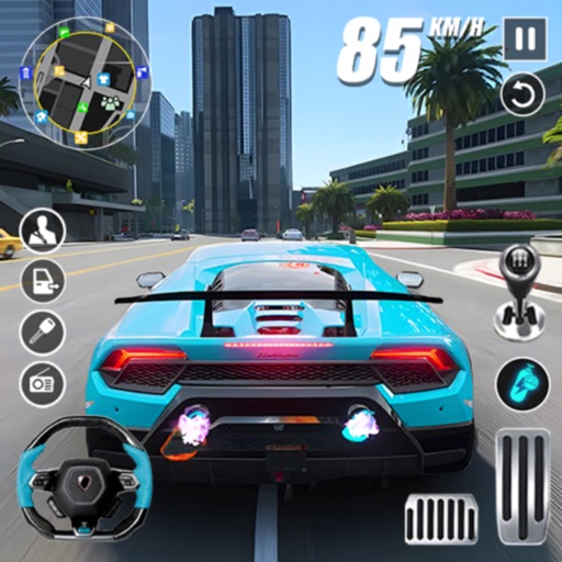 real car driving: 3d car city