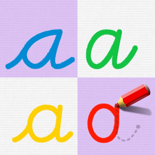 letrakid pro cursivo: alfabeto