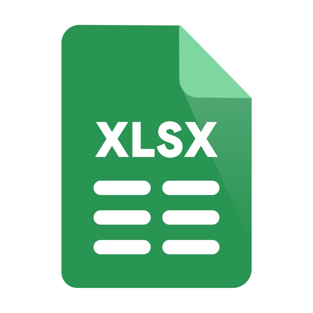 表計算 : XLSX スプレッドシート