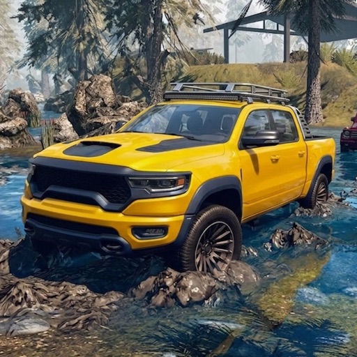 4x4 offroad: mud truck driving