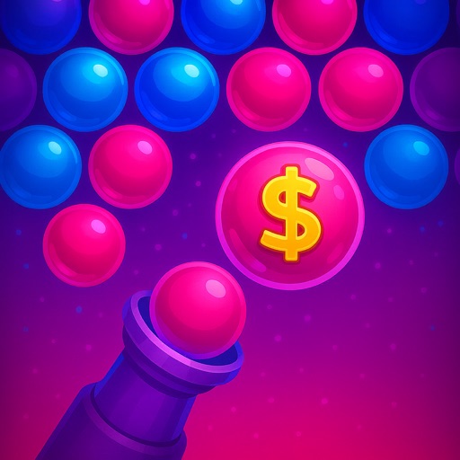 real money bubble shooter game