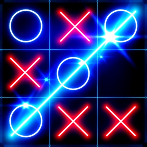 tic tac toe glow - puzzle game