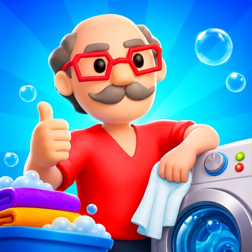 laundry rush - idle game