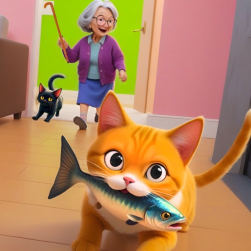 naughty cat prankster