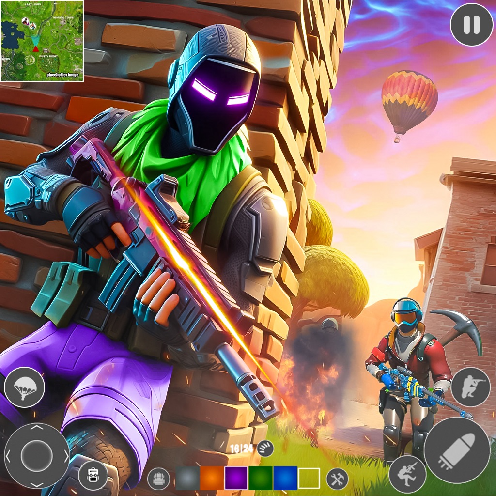 Fort Battle Fight Night Zone
