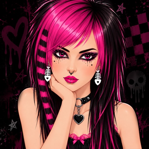 emo dress up game