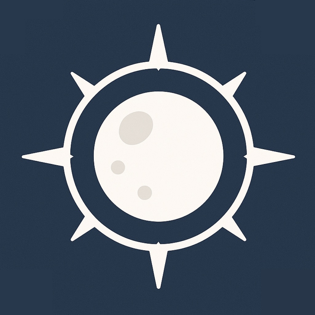 月の方角・位置がわかるアプリ: MoonCompass
