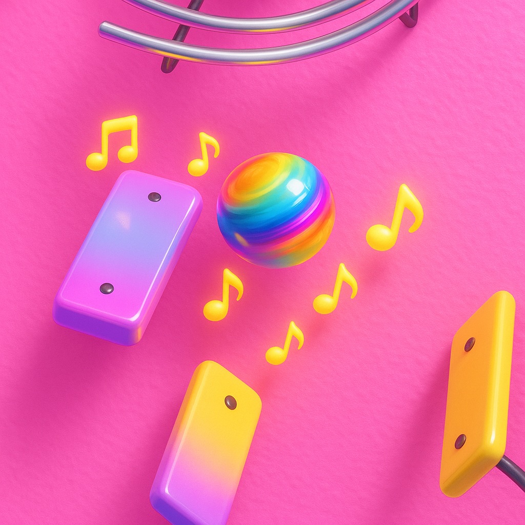 Marble Music Beat Bounce Game