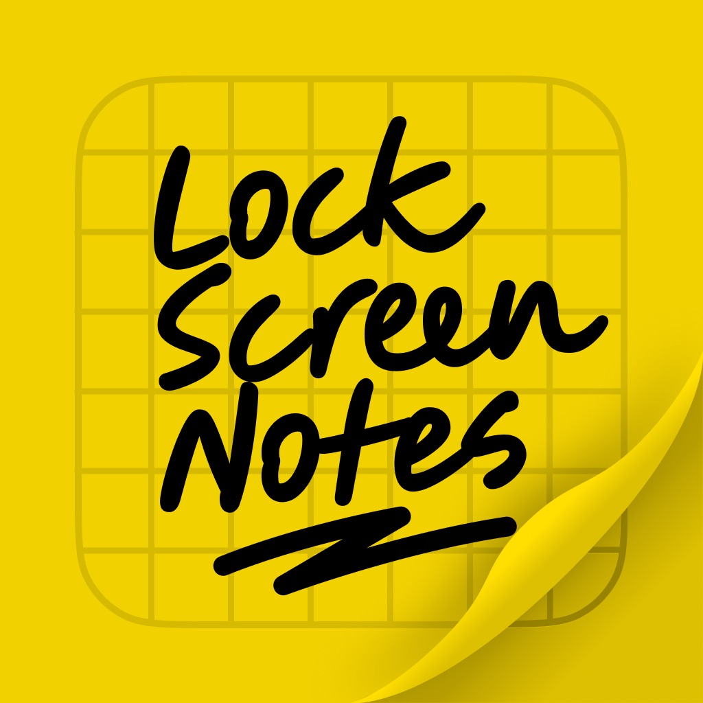 ロック画面メモ - LockScreenNotes