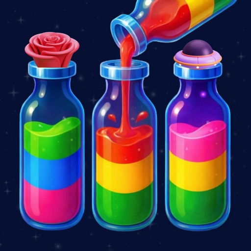 bottle sort: flip water sort