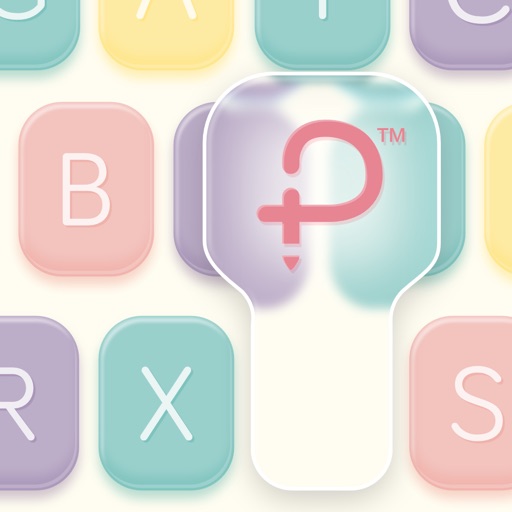pastel keyboard themes color