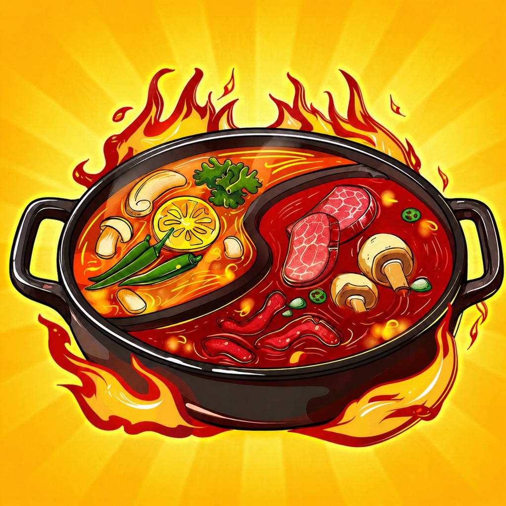 开心涮火锅 - 轻松上头的美食三消游戏