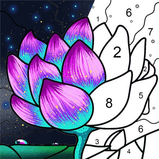 paint by number coloring game