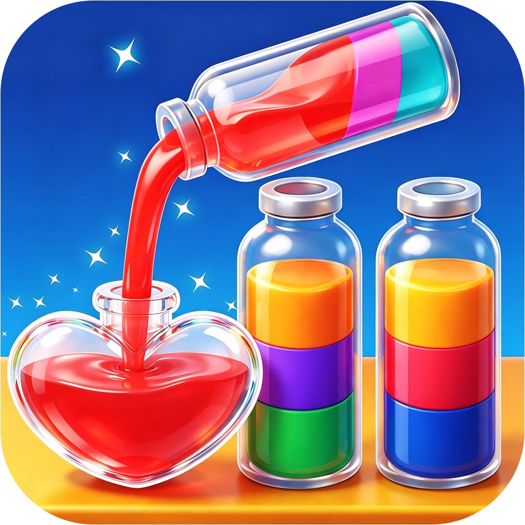 Color Pour Sort: 3D Puzzle