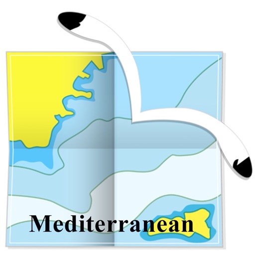 mar mediterráneo gps cartas