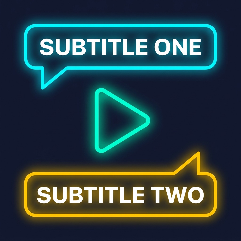 Dual subtitles Player