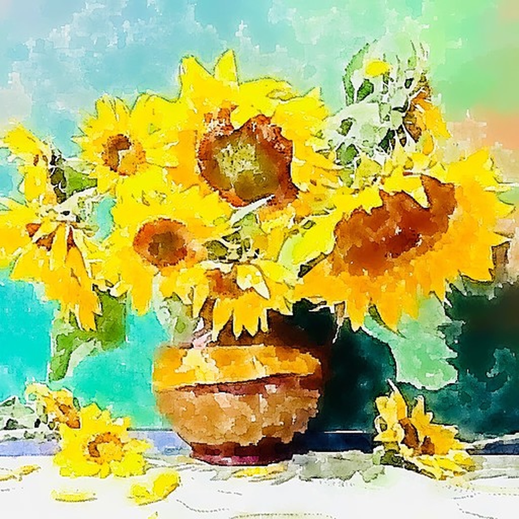 Qnipaint: 수채화 효과 및 필터