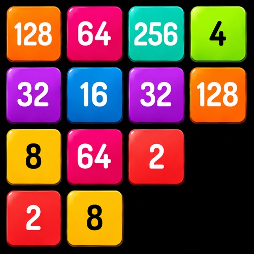 x2 blocks: 2048 number games