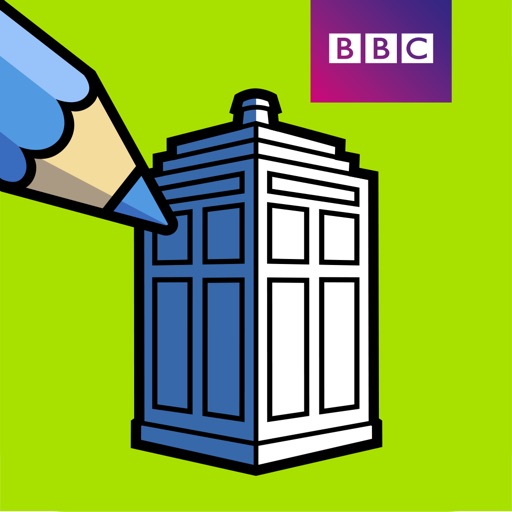 bbc colouring: doctor who