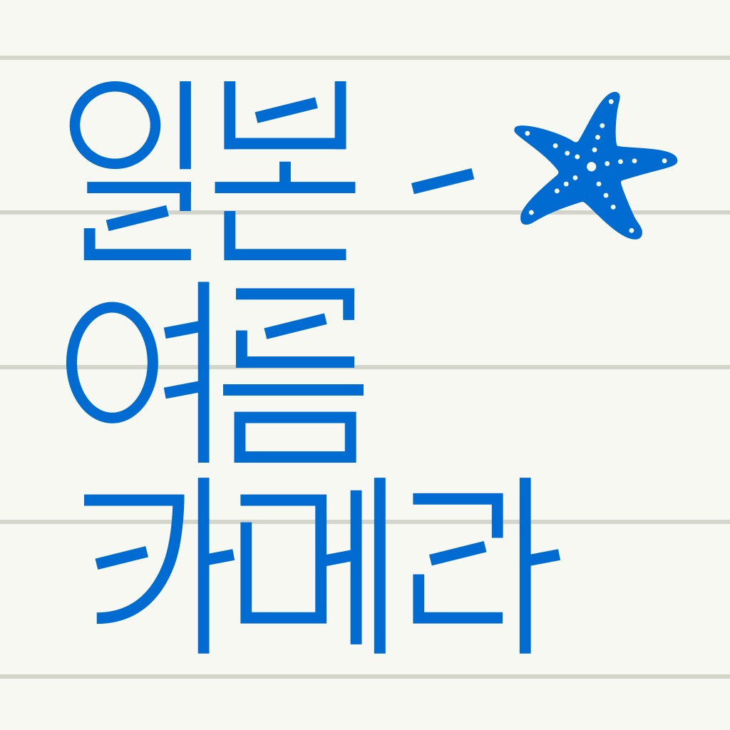 일본여름카메라 - 필름 감성 카메라
