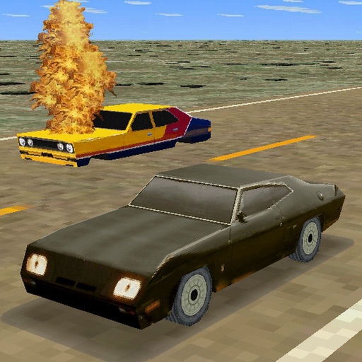 mad road 3d - combat cars game