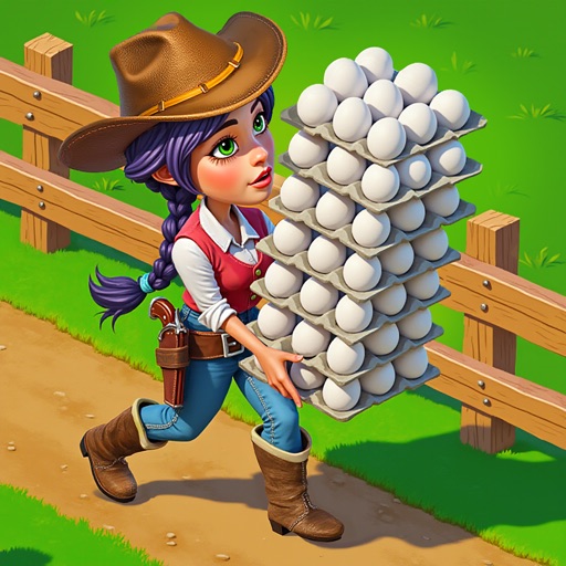 wild west: farm town building