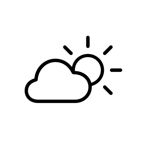 minimalistic weather app
