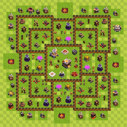 coc war base layouts
