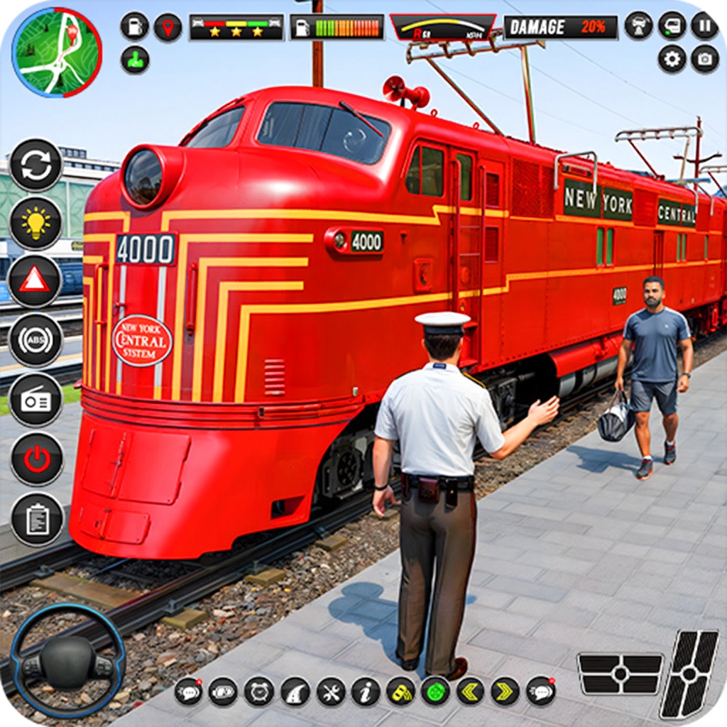 City Train Game: Train Driving
