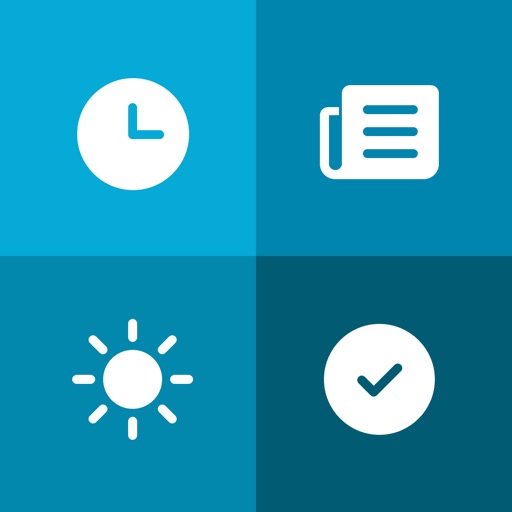morning — weather, to-do, news