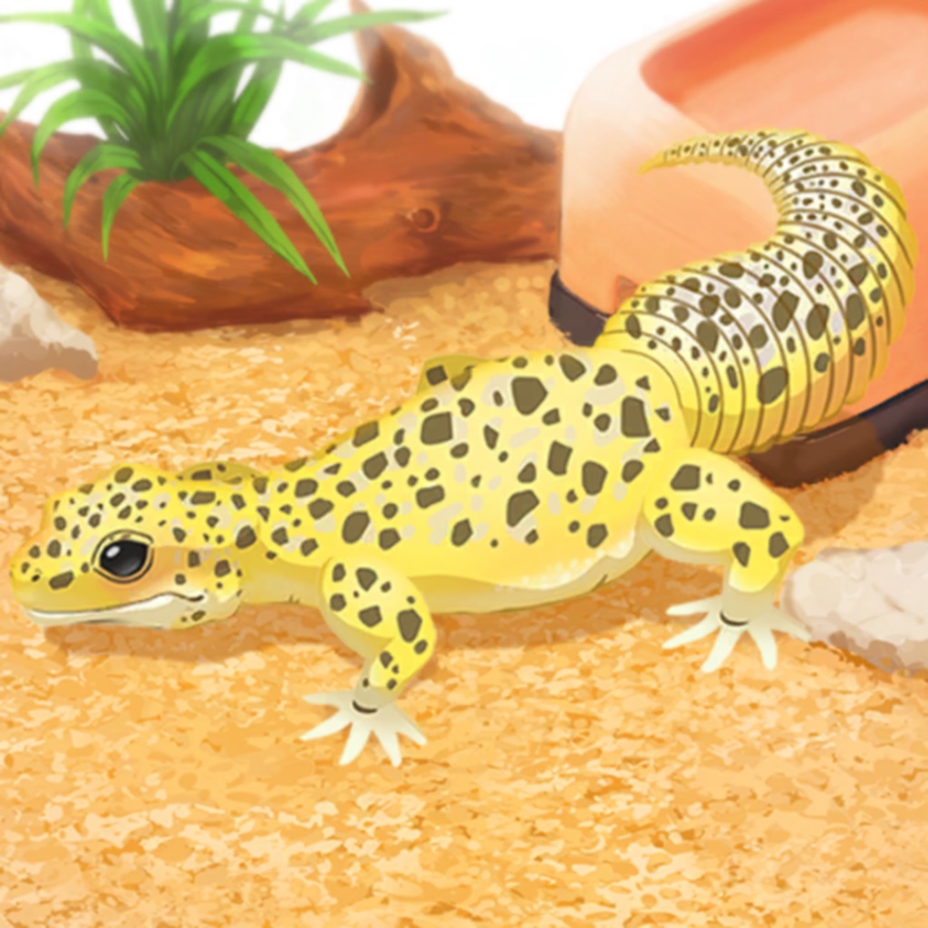 レオパ育成ゲーム:癒やしのヒョウモントカゲモドキ飼育アプリ