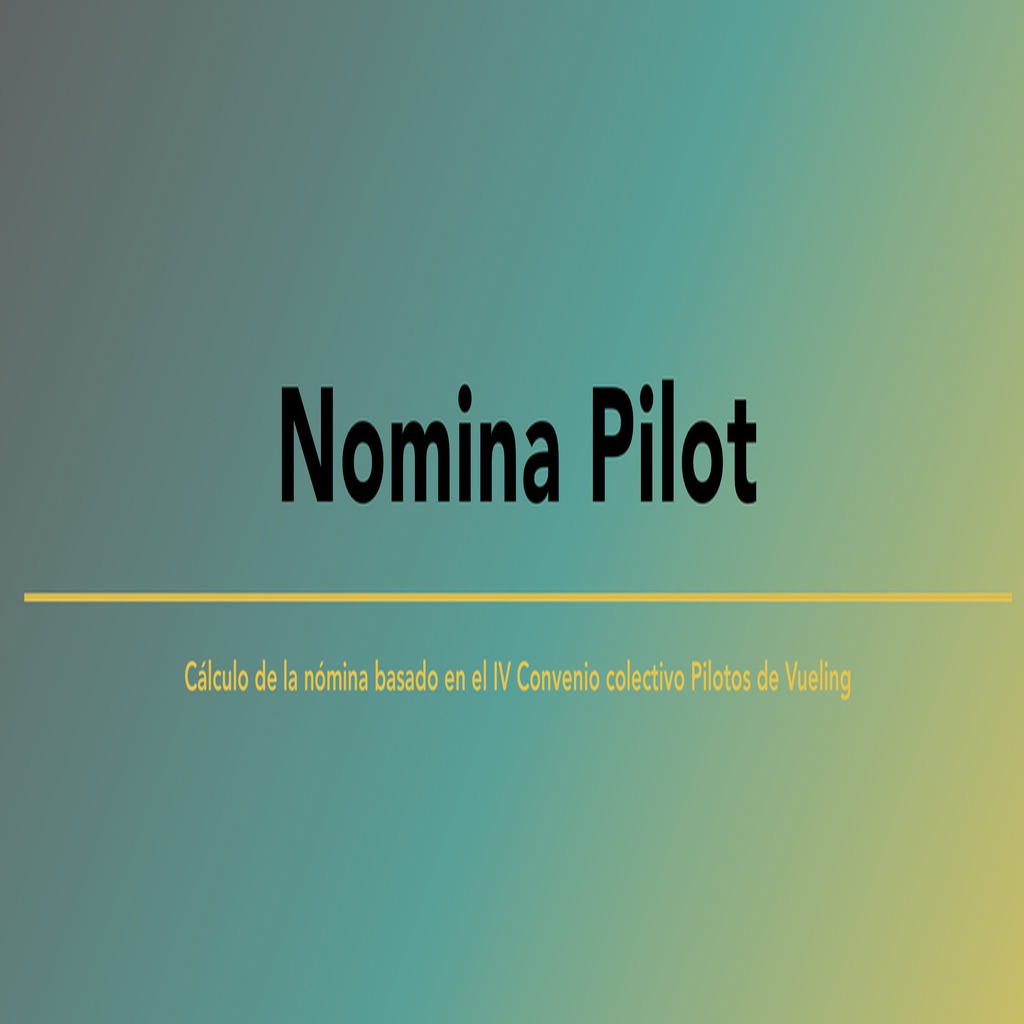 NominaPilot VLG IV