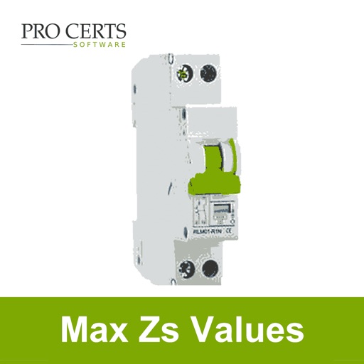 max zs values